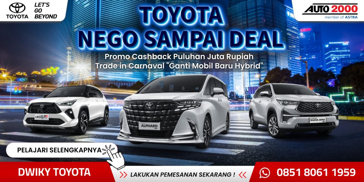 Promo Toyota Nego Sampai Deal